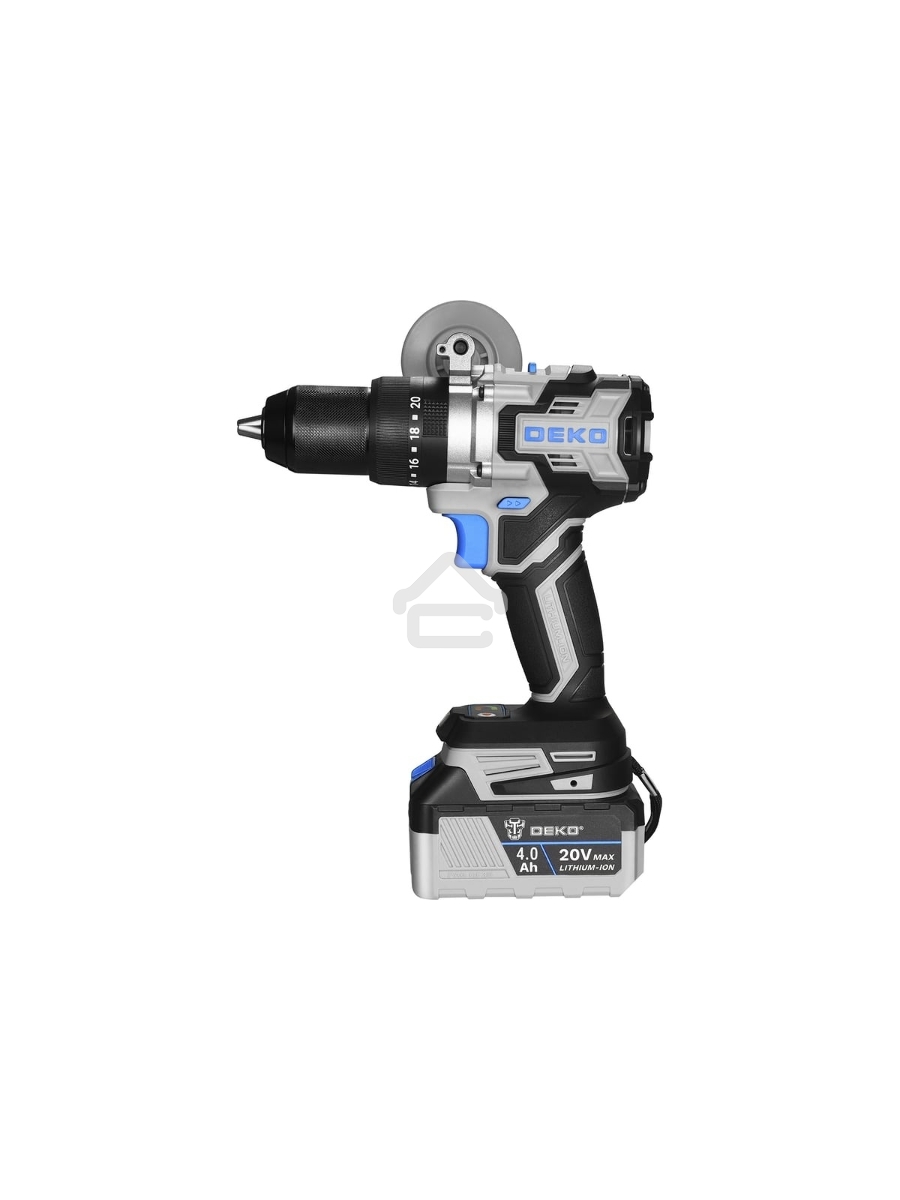 Дрель-шуруповерт Deko DKCID20 Pro 085-1068, Аккумуляторная, 20В