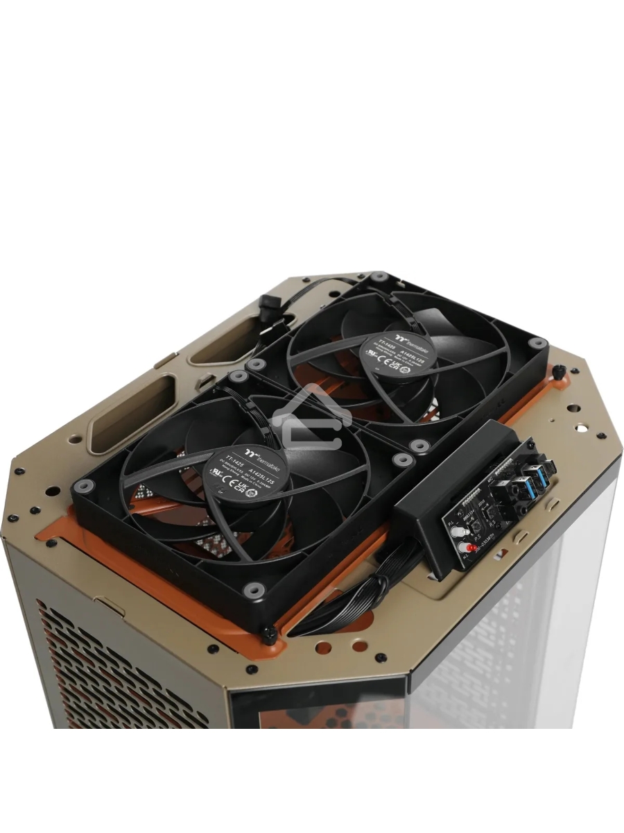 Корпус Thermaltake The Tower 300 Gravel Send коричневый без БП mATX 8x120mm 6x140mm 2xUSB3.0 audio bott PSU
