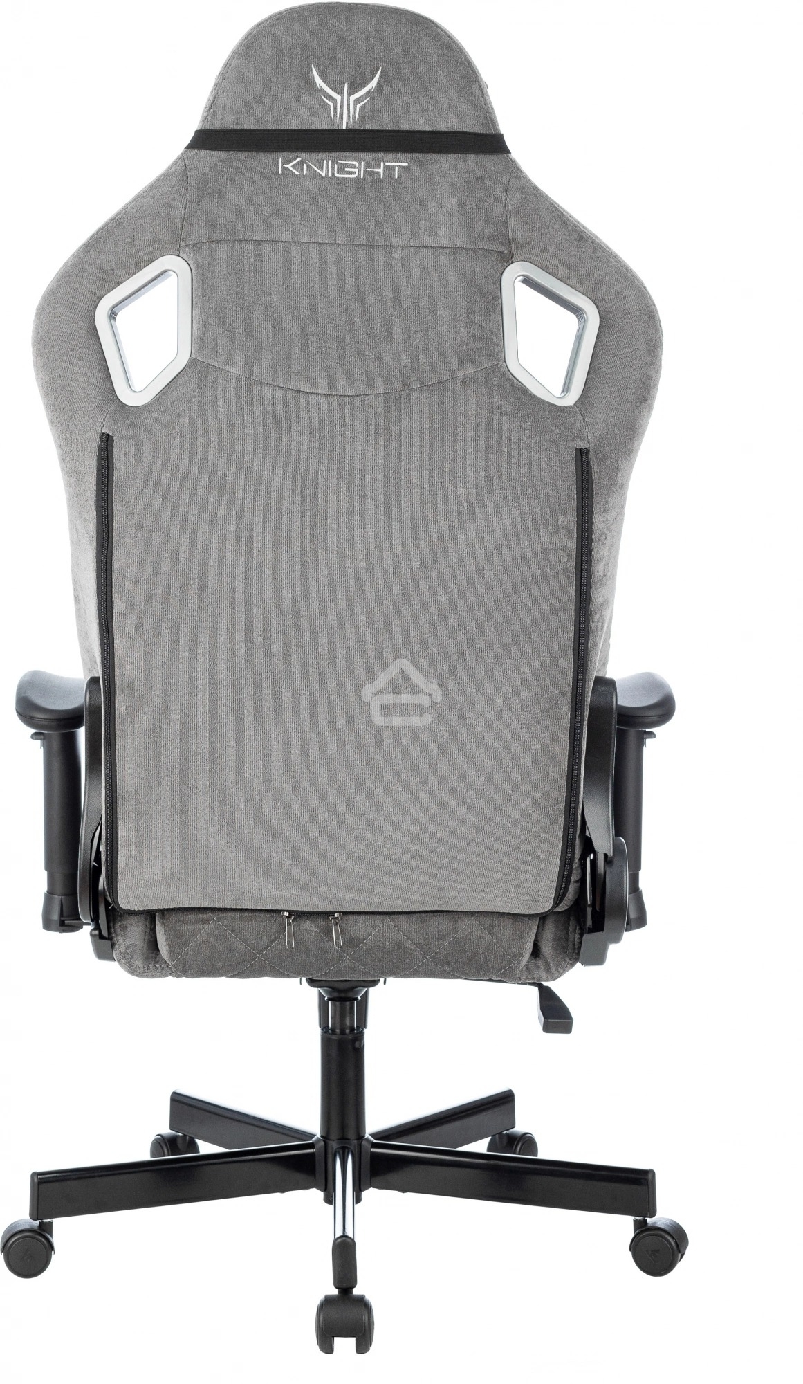 Кресло игровое Knight Outrider серый Light-19 крестов. металл