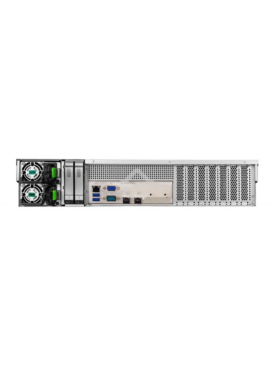Компьютерный корпус InWin IW-RS224-07 SLIMSAS BP 1200W*2/PDB/FAN 8038mm*4/ SLIMSAS*8 + SAS3 expander BP + rear 2.5