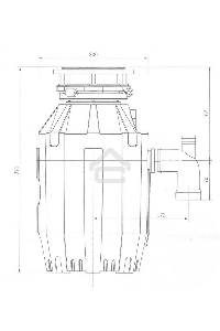 Измельчитель пищевых отходов BoneCrusher 910 черный