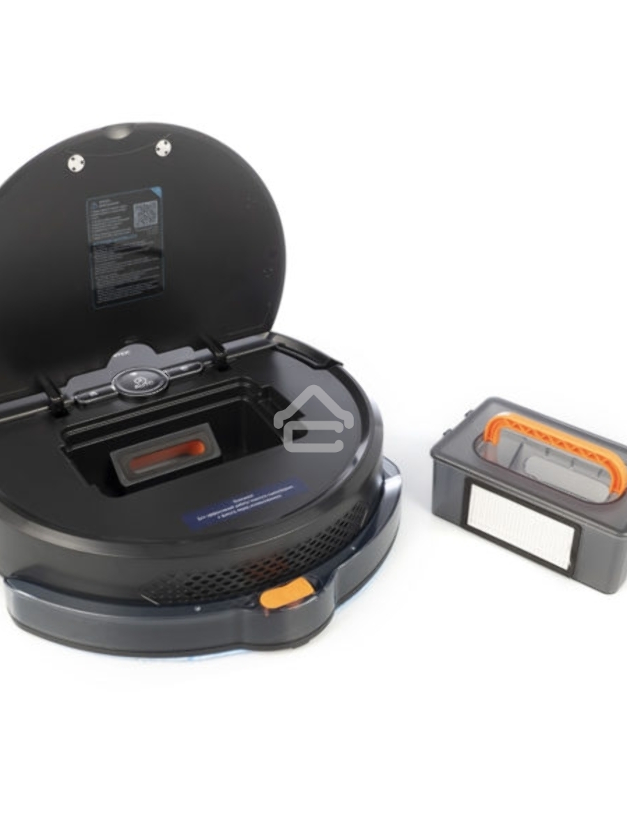 Робот-пылесос Centek CT-2702 черный, 4400 мAч Li-ion, уборка сухая/влажная, пылесборник контейнер 0,6 л