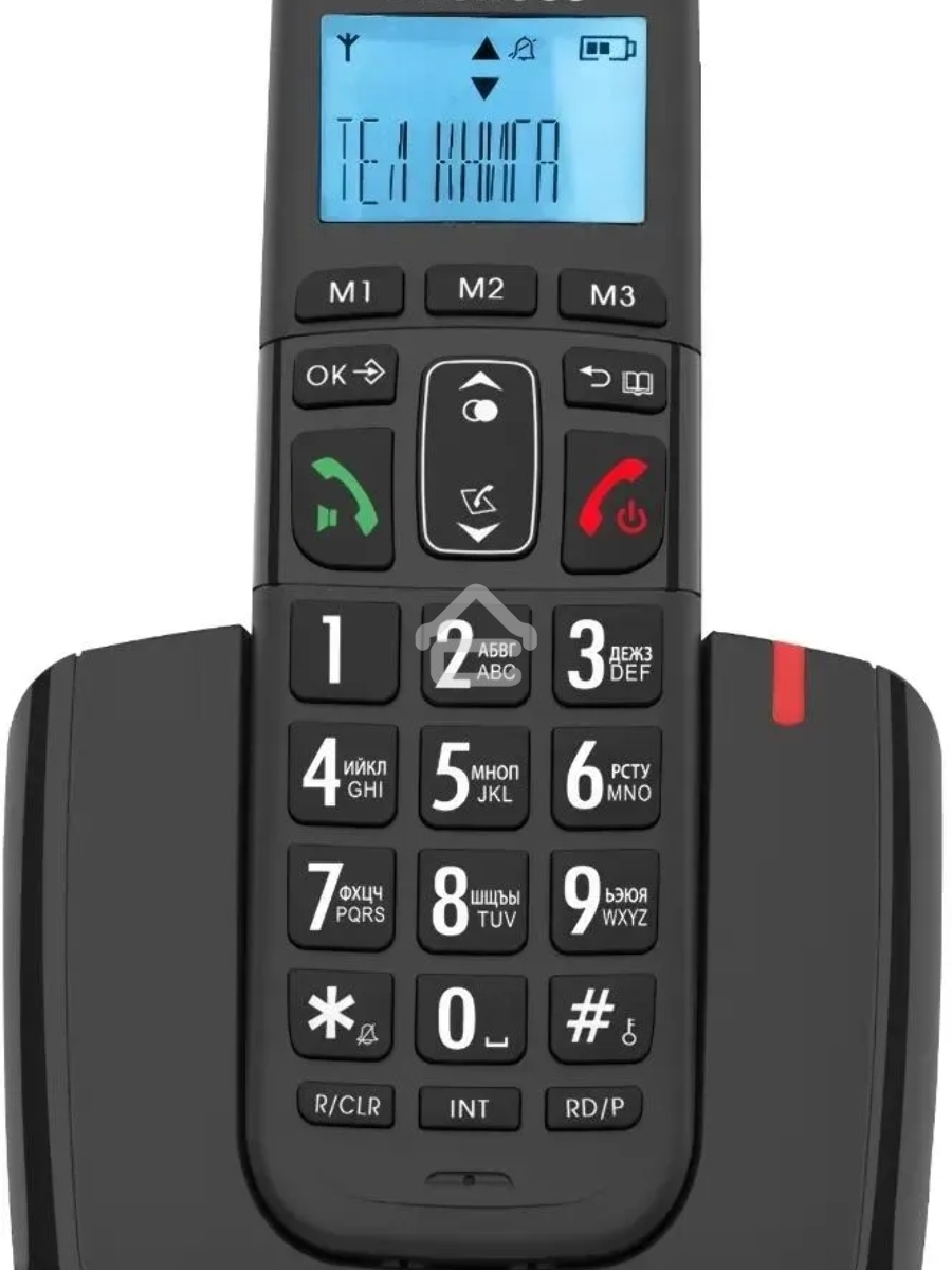 Р/Телефон Dect Decross DC1013 черный АОН