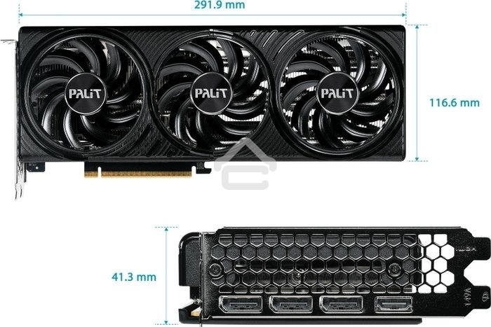 Видеокарта Palit PA-RTX5060 INFINITY 3 OC 8GB RTX5060 8Gb 128bit GDDR7 2280/28000 HDMIx1 DPx3 HDCP Ret