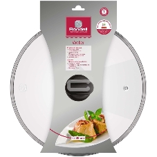 Крышка стеклянная 28 см Weller термостойк.стекло,ободок из нерж.ст,бакелитов.ручка, RDA-123