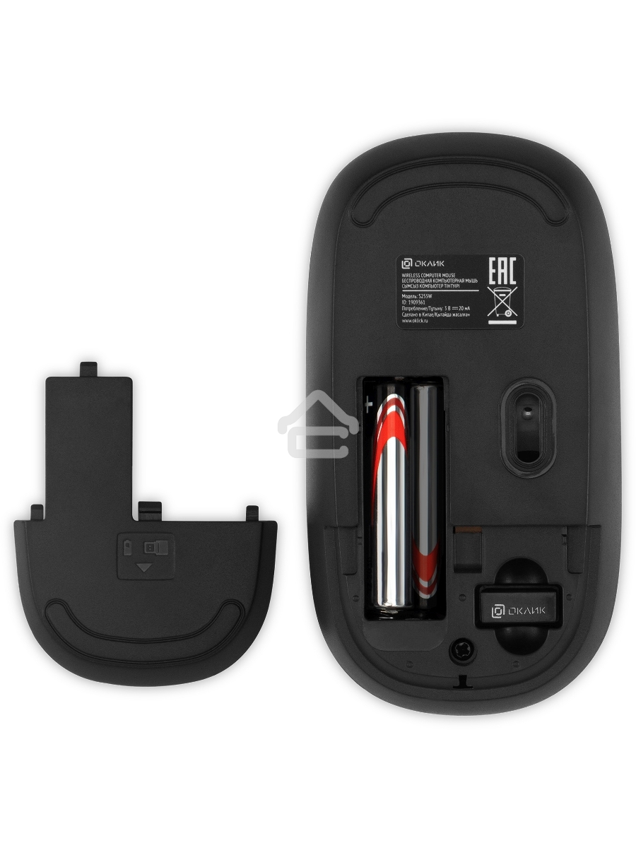 Клавиатура + мышь Оклик S255W клав:черный мышь:черный USB беспроводная Multimedia (1909361)