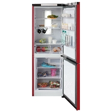 Холодильник Бирюса B-H920NF красный двухкамерный 210/100 л морозилка снизу, No Frost