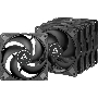 Комплект вентиляторов для корпуса Arctic P12 Max Value Pack черный, 120 мм, 3300 об/мин, 25.3 дБ, 4 pin