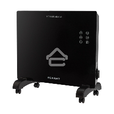 Конвектор электрический Rexant черный, 1000 Вт, 10 м2, электронный термостат, Wi-Fi