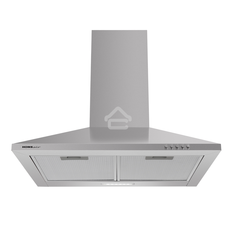 Вытяжка каминная HOMSair Delta 60 нержавеющая сталь, 60 см, 600 куб. м/ч, 47 дБ