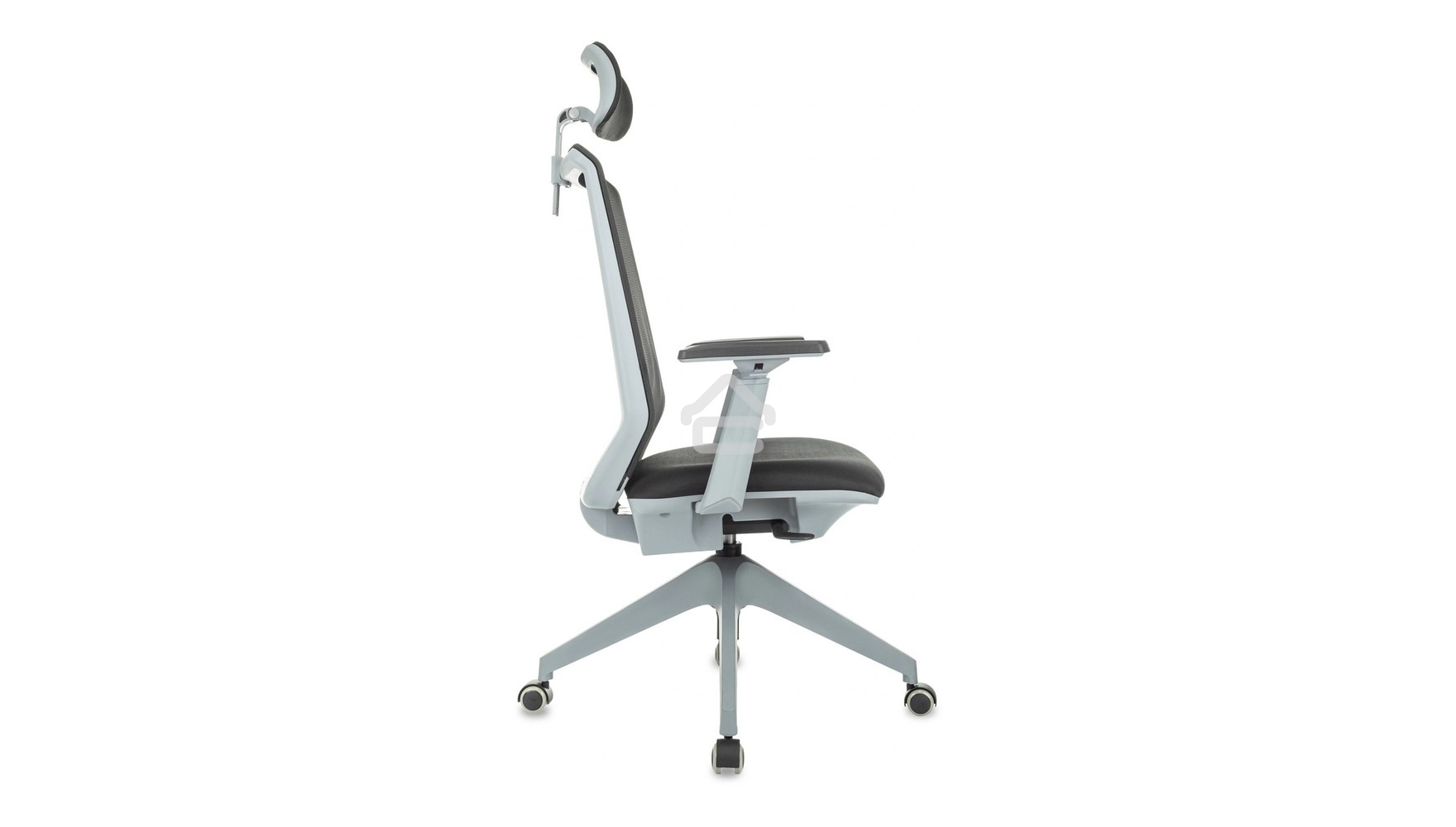 Кресло руководителя Бюрократ MC-G611NL-H черный Elastic-102 с подголов. крестов. 4-луч. пластик пластик серый