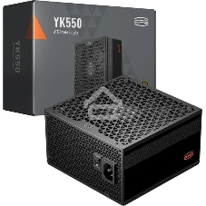 Блок питания PcCooler P5-YK550-B1F ATX 550W 80 PLUS Bronze, (20+4pin) APFC 135мм fan 6xSATA Cab Manag RTL