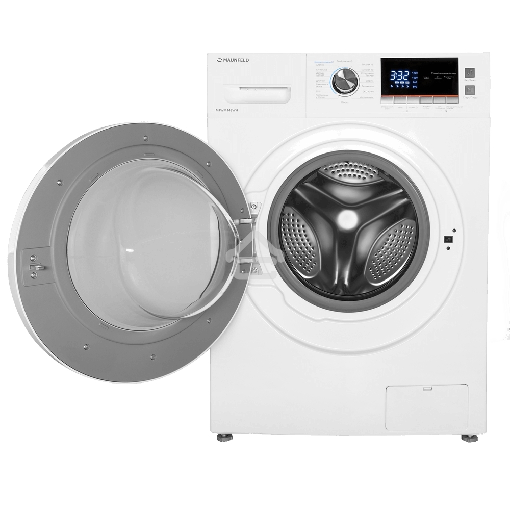 Стиральная машина Maunfeld MFWM148WH белый, загрузка фронтальная 8 кг, 1400 об/мин., класс: А+++