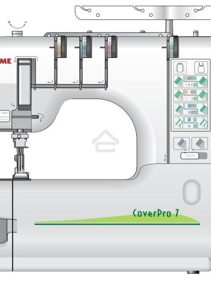 Распошивальная машина Janome CoverPro 7, белый