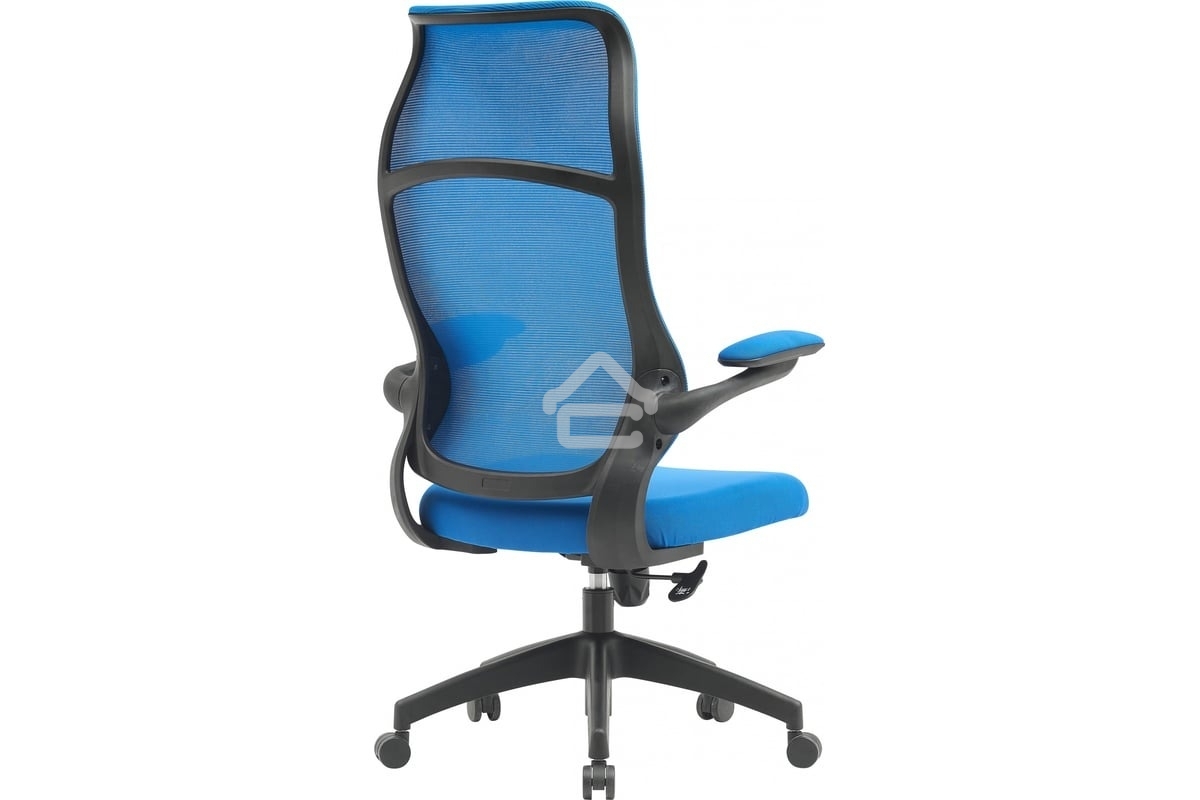 Кресло компьютерное Cactus CS-MC505-BL темно-синий, сиденье темно-синий, сетка/ткань, крестов. пластик