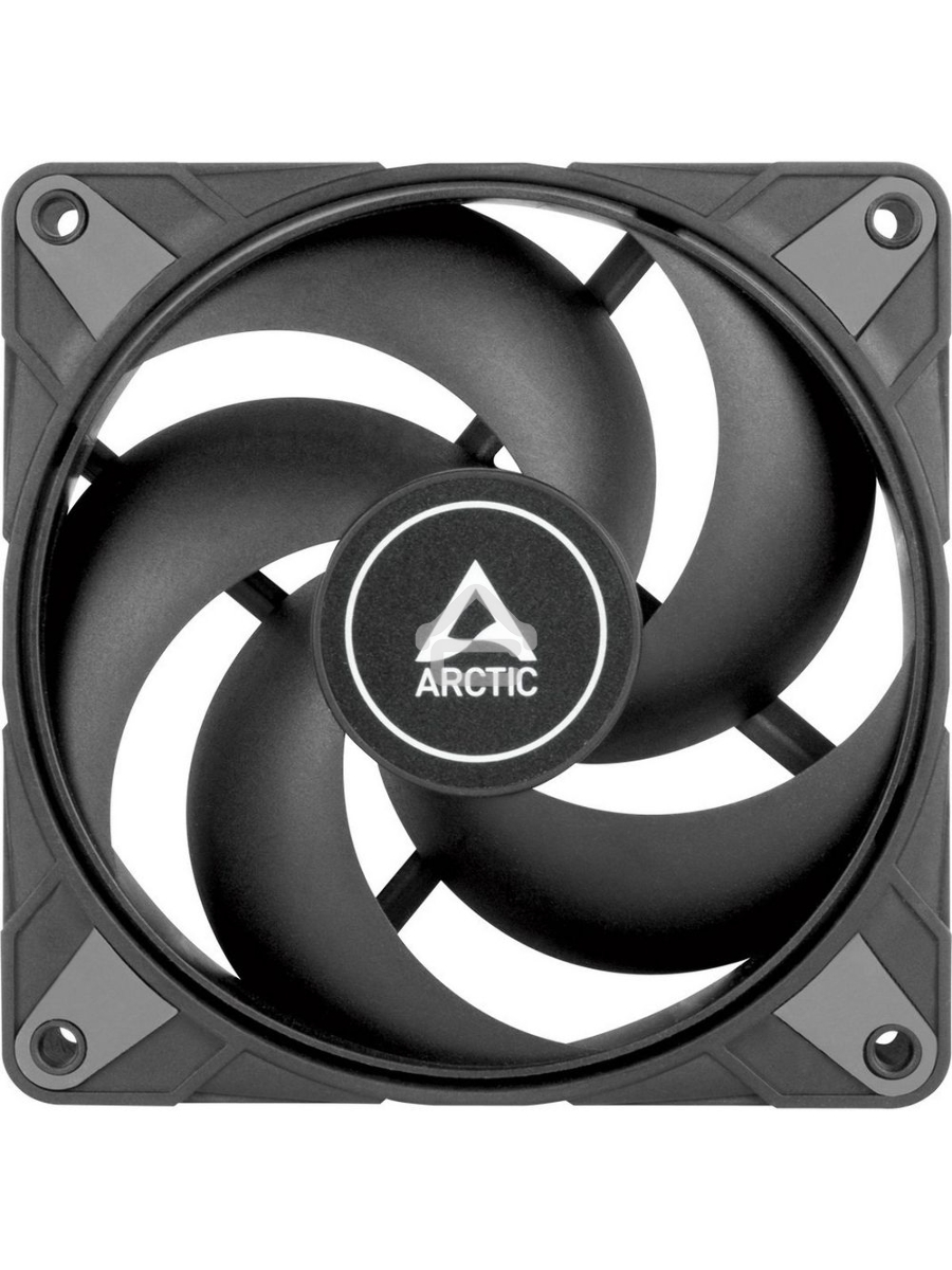 Комплект вентиляторов для корпуса Arctic P12 Max Value Pack черный, 120 мм, 3300 об/мин, 25.3 дБ, 4 pin