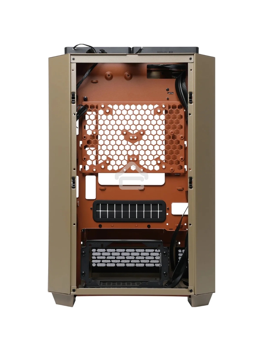 Корпус Thermaltake The Tower 300 Gravel Send коричневый без БП mATX 8x120mm 6x140mm 2xUSB3.0 audio bott PSU