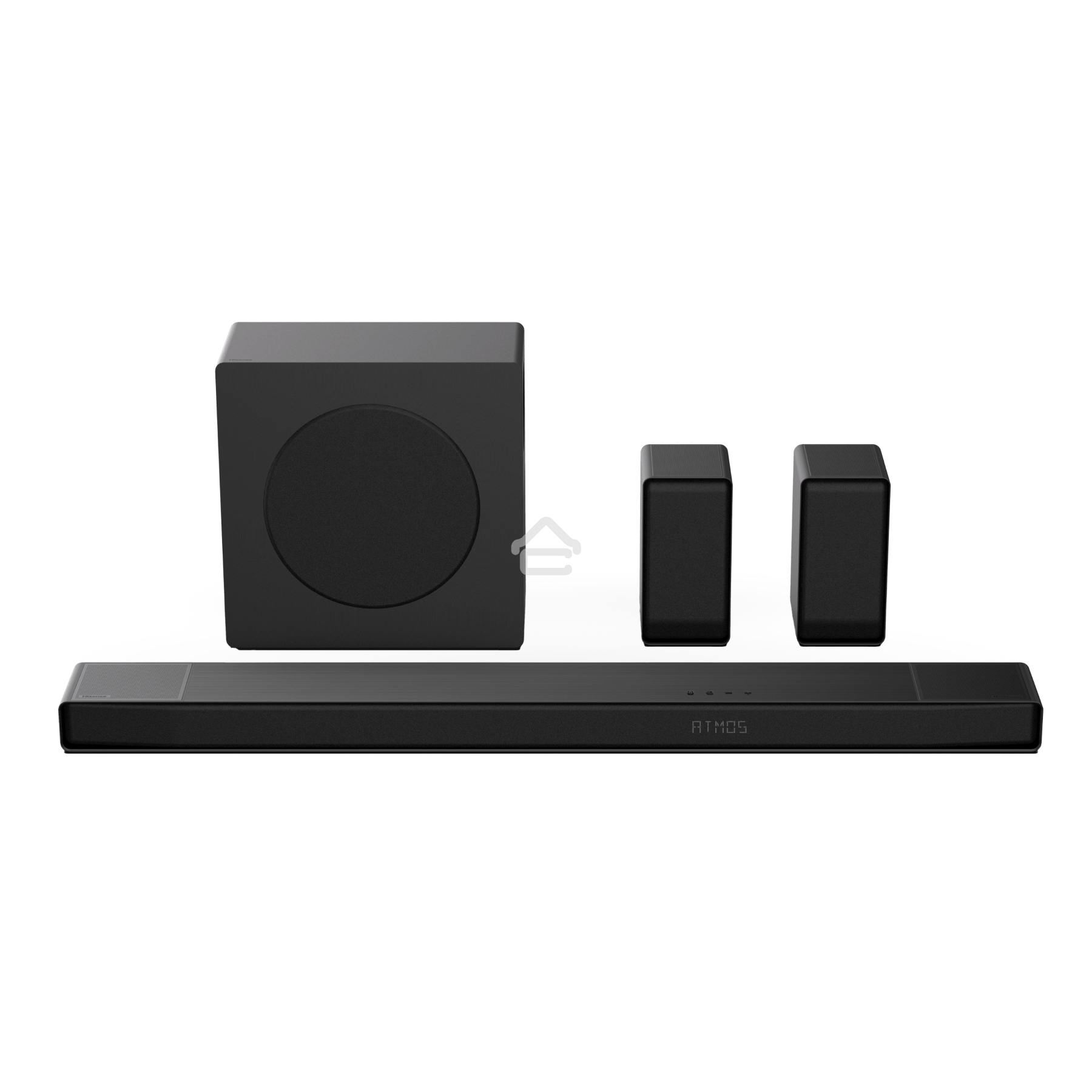 Саундбар Hisense AX5140Q 5.1.2 600Вт черный