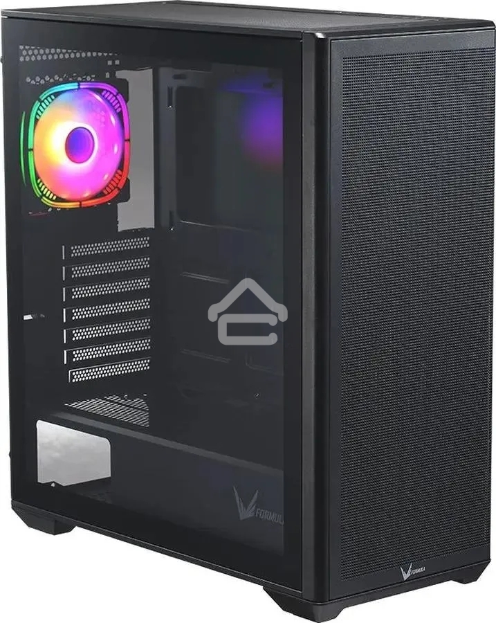 Компьютерный корпус AeroCool/Formula Air Power G5 Plus черный без БП ATX 4x120мм 2xUSB 2.0 1xUSB3.1 audio bott PSU