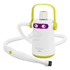 Пароочиститель ручной Kitfort КТ-9109-2 1000Вт белый/салатовый