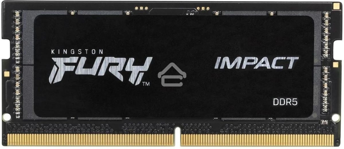 Оперативная память Kingston Fury Impact, DDR5, 16GB (1x16 GB), 5600 MHz, CL40, SO-DIMM