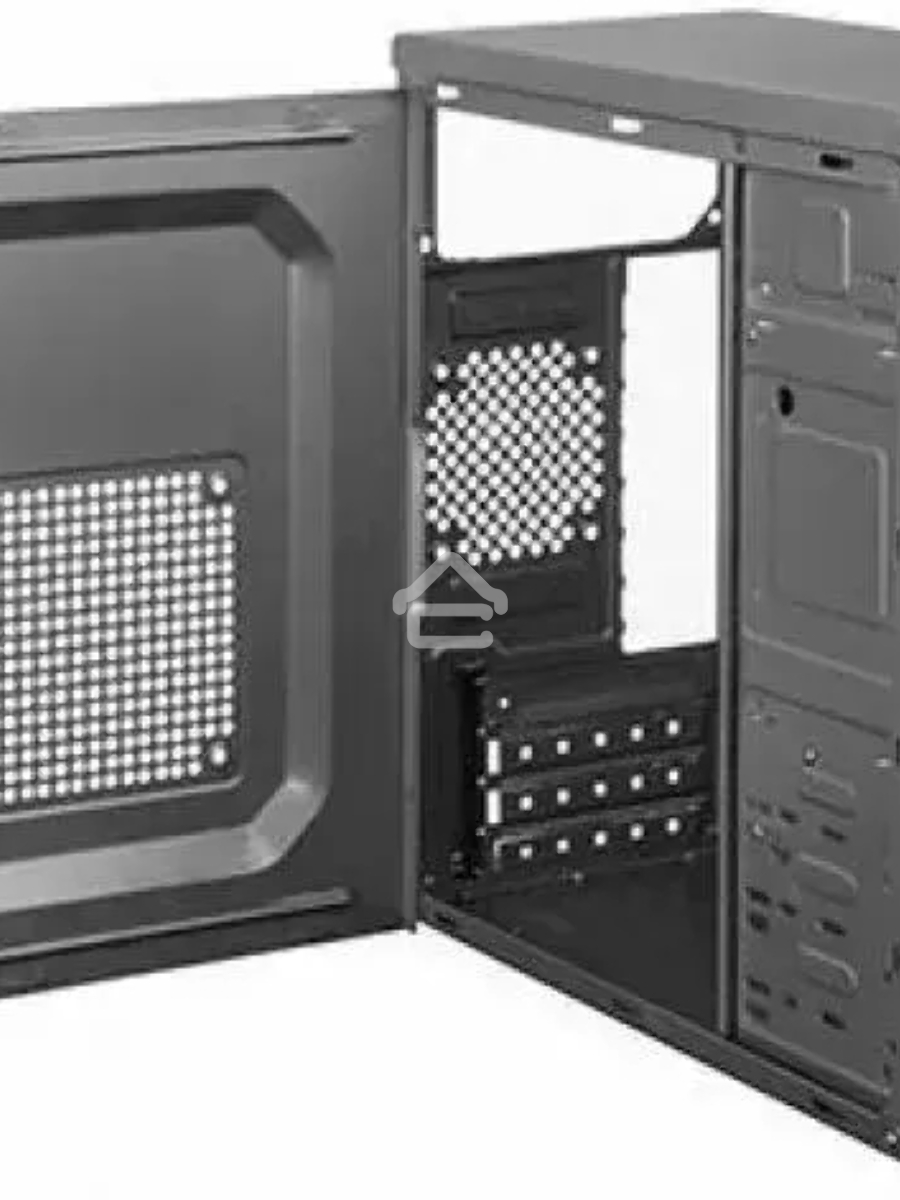 Компьютерный корпус LinkWorld VC-13M071 М0 черный без БП mATX 1x80mm 1x120mm 2xUSB2.0 audio