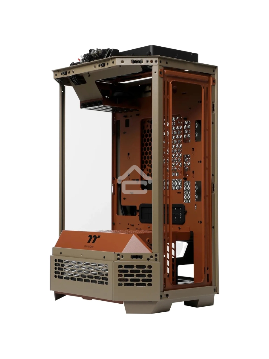 Корпус Thermaltake The Tower 300 Gravel Send коричневый без БП mATX 8x120mm 6x140mm 2xUSB3.0 audio bott PSU