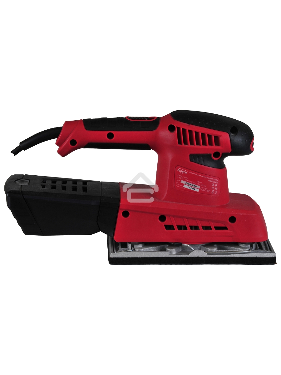 Виброшлифовальная машина ELITECH МШВ 0319Э ВШМ,250Вт,93х228мм,12000-26000об\м,ампл-2.0мм,1.3кг,кор,п\сборник,зажим\липучка