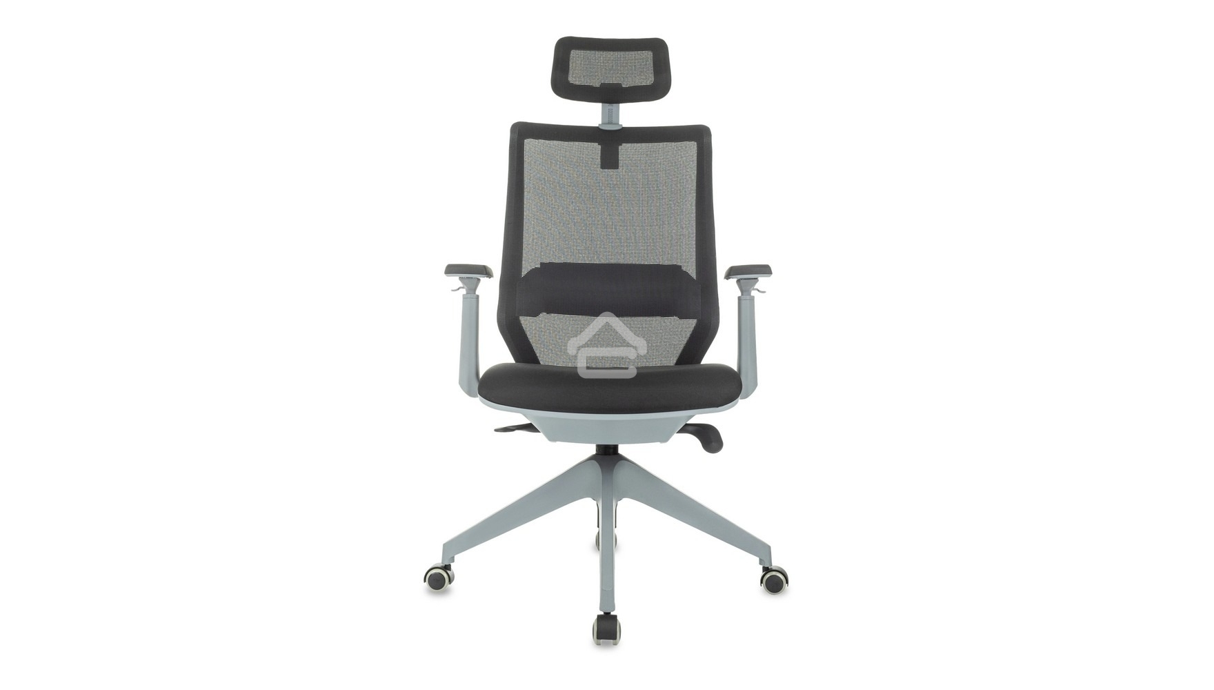 Кресло руководителя Бюрократ MC-G611NL-H черный Elastic-102 с подголов. крестов. 4-луч. пластик пластик серый