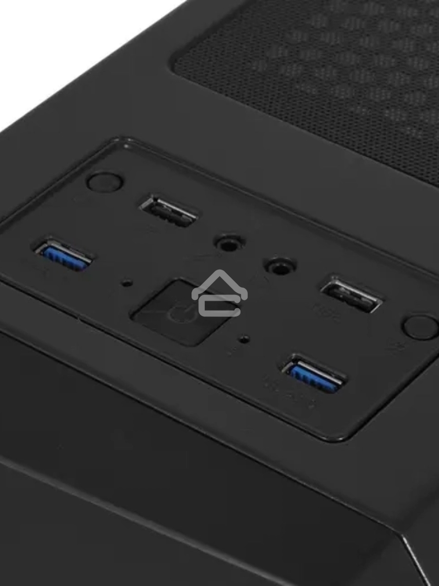 Компьютерный корпус MidiTower Aerocool / Formula GENESIS-G-BK-v2 (ATX, USB3x2, USB2x2, ARGB fan x1, без БП) (4711099473892)
