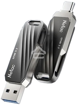 Флешка USB R/W Netac US11 32GB USB3.0+TypeC Dual Flash Drive