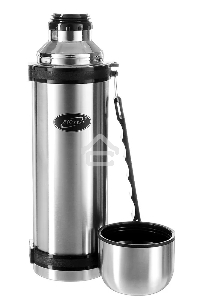 Термос BIOSTAL NG-1800-1 1.8л, универс, нерж., ручка, рем. для переноски, крышка-чашка и доп. пласт. чашка (в уп. 12 шт)