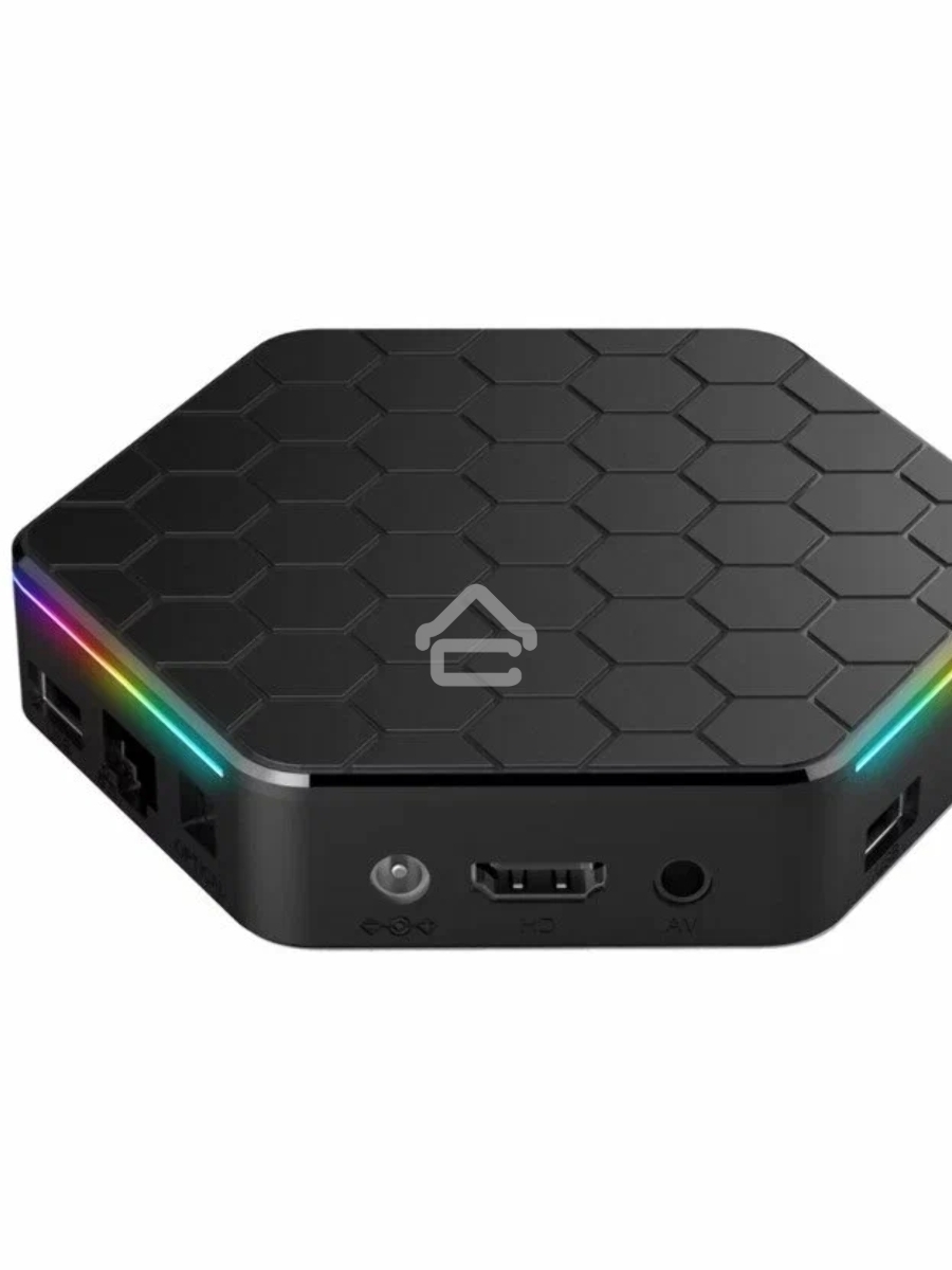 Медиаплеер [XLR3090] IconBIT [Movie 2100] Android 12 мини пк с поддержкой 4K, Wi-Fi 6, LAN, 4 ГБ DDR4 / 32 ГБ flash. Пульт ДУ с голосовым управлением и функцией мыши