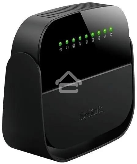 Роутер беспроводной D-Link DSL-2640U/R1A ADSL2+ черный ANNEX А