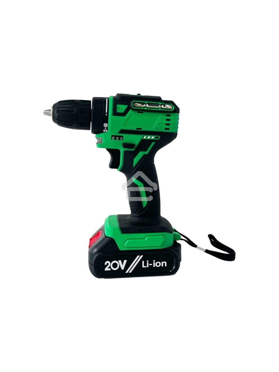 Дрель-шуруповерт Zitrek Greenpower 20 Pro 063-4061, Аккумуляторная, 20В, 2 АКБ, Кейс