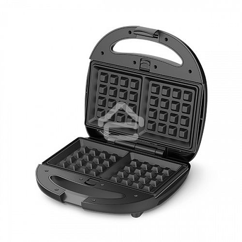Прибор для выпечки BQ ST2001 черный, 4 in 1. MultiChef, 800 Вт, многофункциональный прибор 4 в 1, 4 пары панелей в комплекте: гриль, венские вафли, сэндвич, орешки, антипригарное покрытие панелей Non-Stick PRO, равномерный нагрев, вертикальное хранение, о