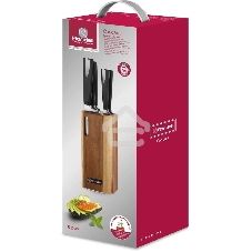 Набор из 5 ножей в блоке Rondell Cascara RD-1852