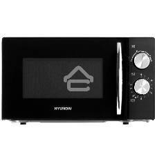Микроволновая печь Hyundai HYM-M2050 черный, 20 л, 700 Вт, переключатели - поворотный механизм