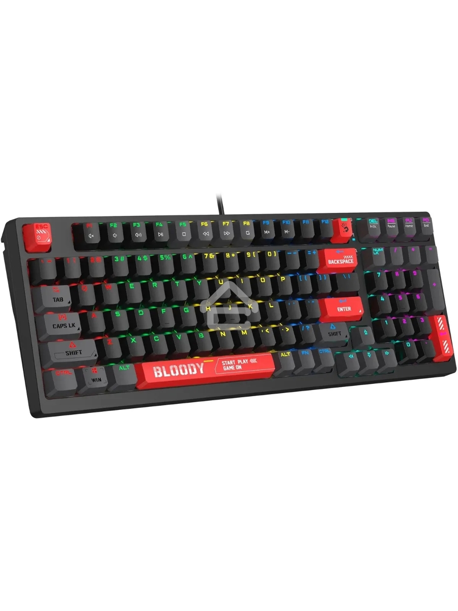 Клавиатура A4Tech Bloody S98 (S98 RED) проводная USB черный/красный