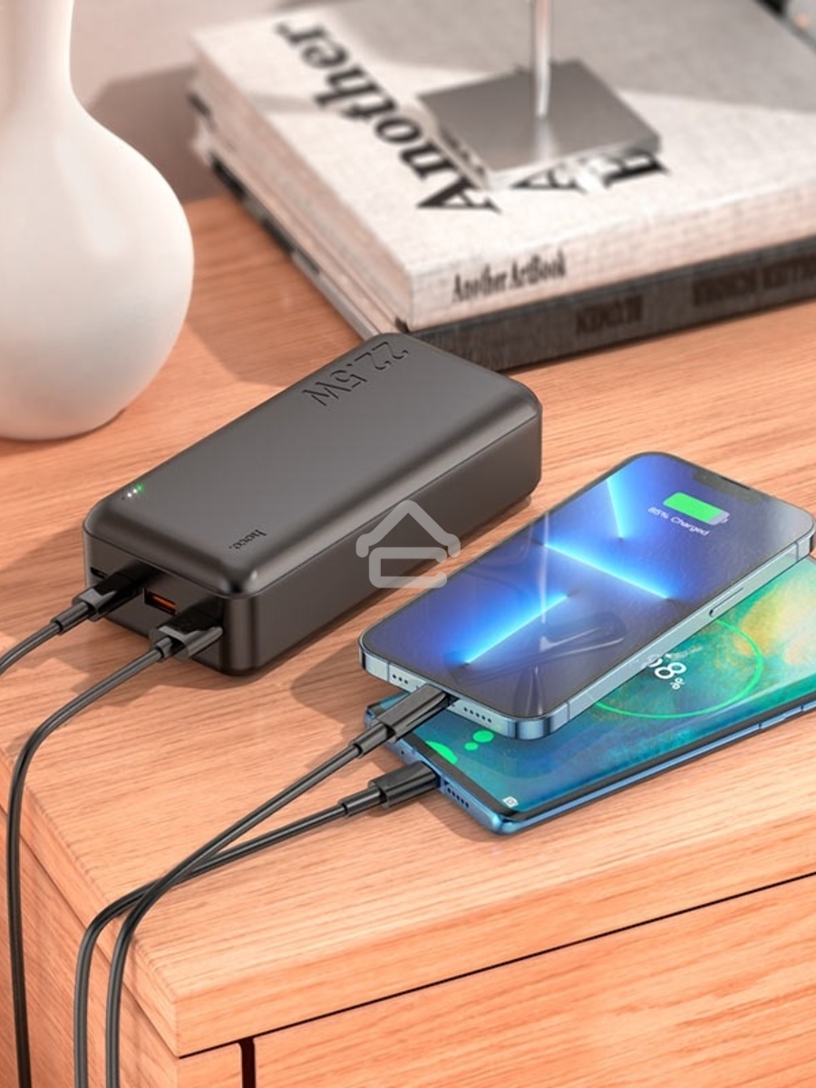 Внешний аккумулятор Powerbank HOCO J101B Astute, QC3.0, PD3.0, 3A, 30000mAh черный