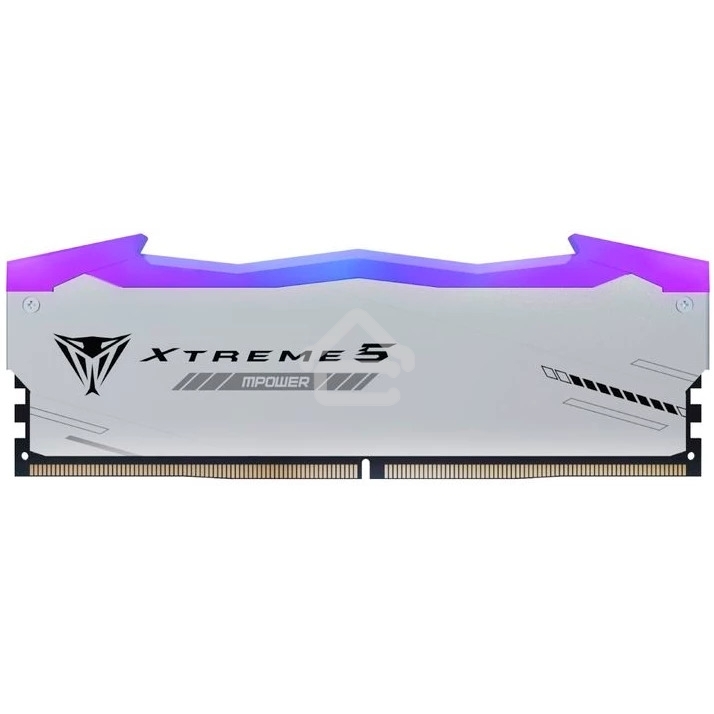 Оперативная память Patriot Viper Xtreme 5, DDR5, 48GB (2x24GB), 8000MHz, CL38, DIMM, с радиаторами, RGB, серебристый