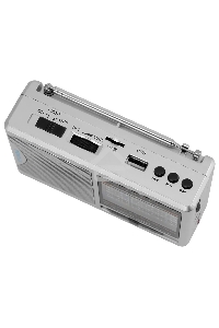 Радиоприемник портативный Hyundai H-PSR160 серебристый USB microSD