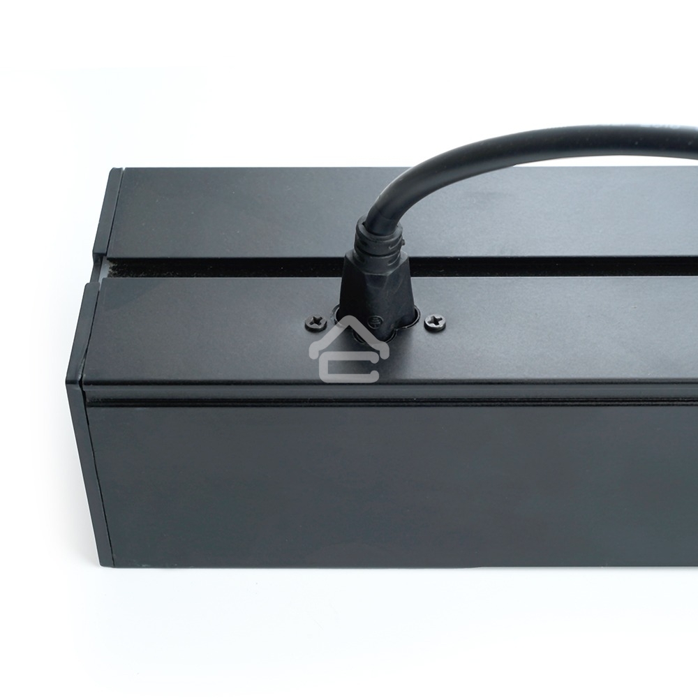 Светильник светодиодный Feron AL4035 ДПО-48вт 4000К 5760Лм линейный рассеиватель матовый в алюминиевом корпусе черный