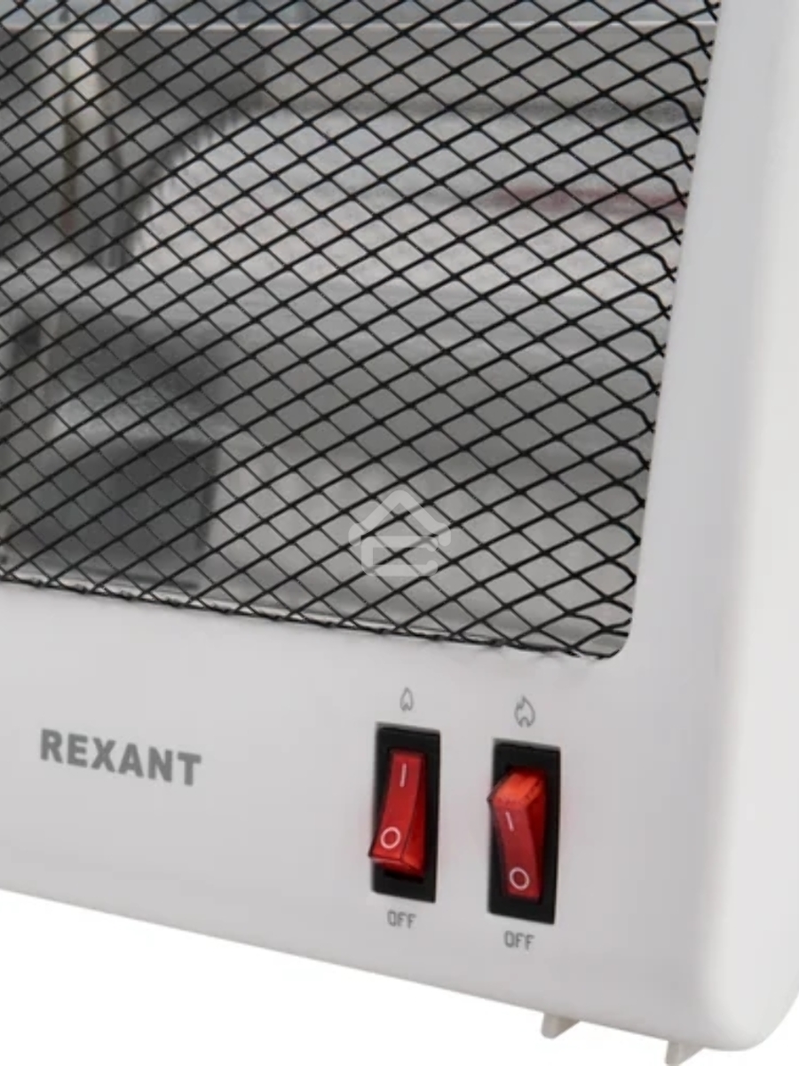 Инфракрасный обогреватель Rexant 60-0058, белый, кварцевый, 800 Вт, 14 м2, настольный