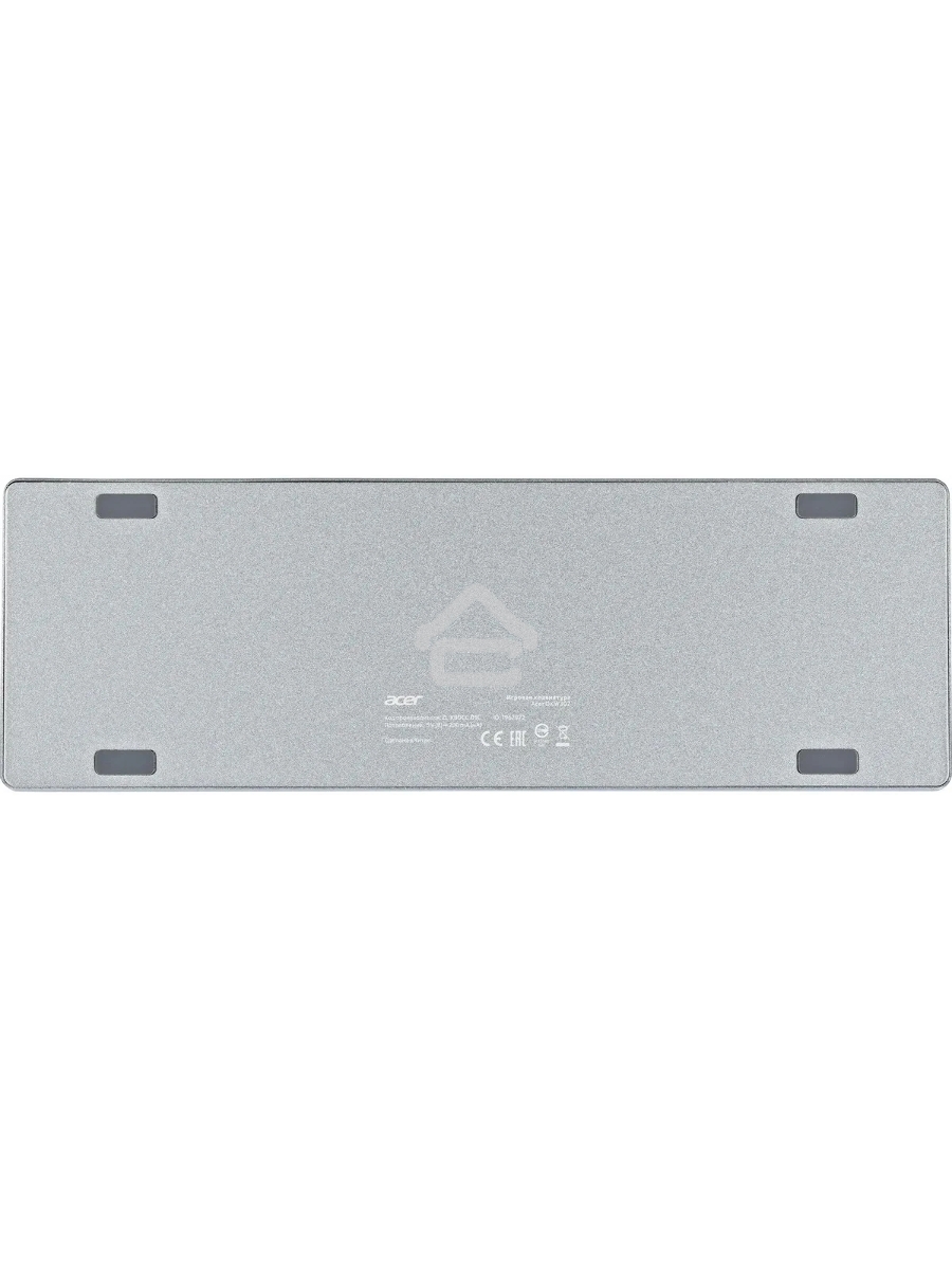 Клавиатура Acer OKW302 (ZL.KBDCC.01C) проводная, USB, серебристый