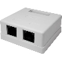 Розетка Suprlan 10-0310-1, наклад.RJ45 2 кат.6 UTP