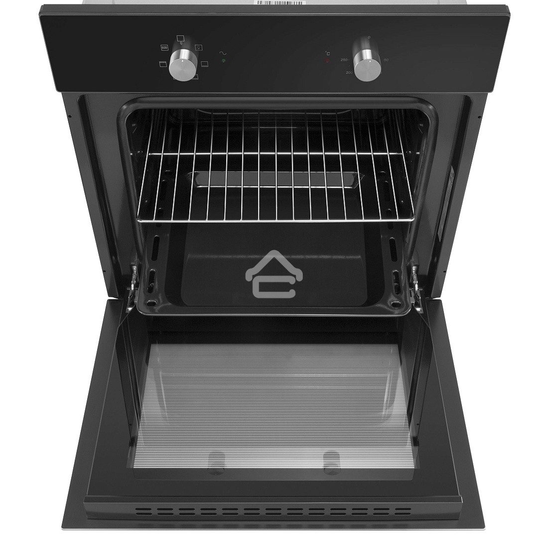 Духовой шкаф электрический встраиваемый HOMSair OES660BK01 черный