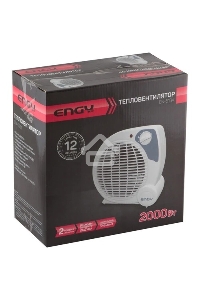 Тепловентилятор Engy EN-513X, белый, 2000 Вт, 20 м2