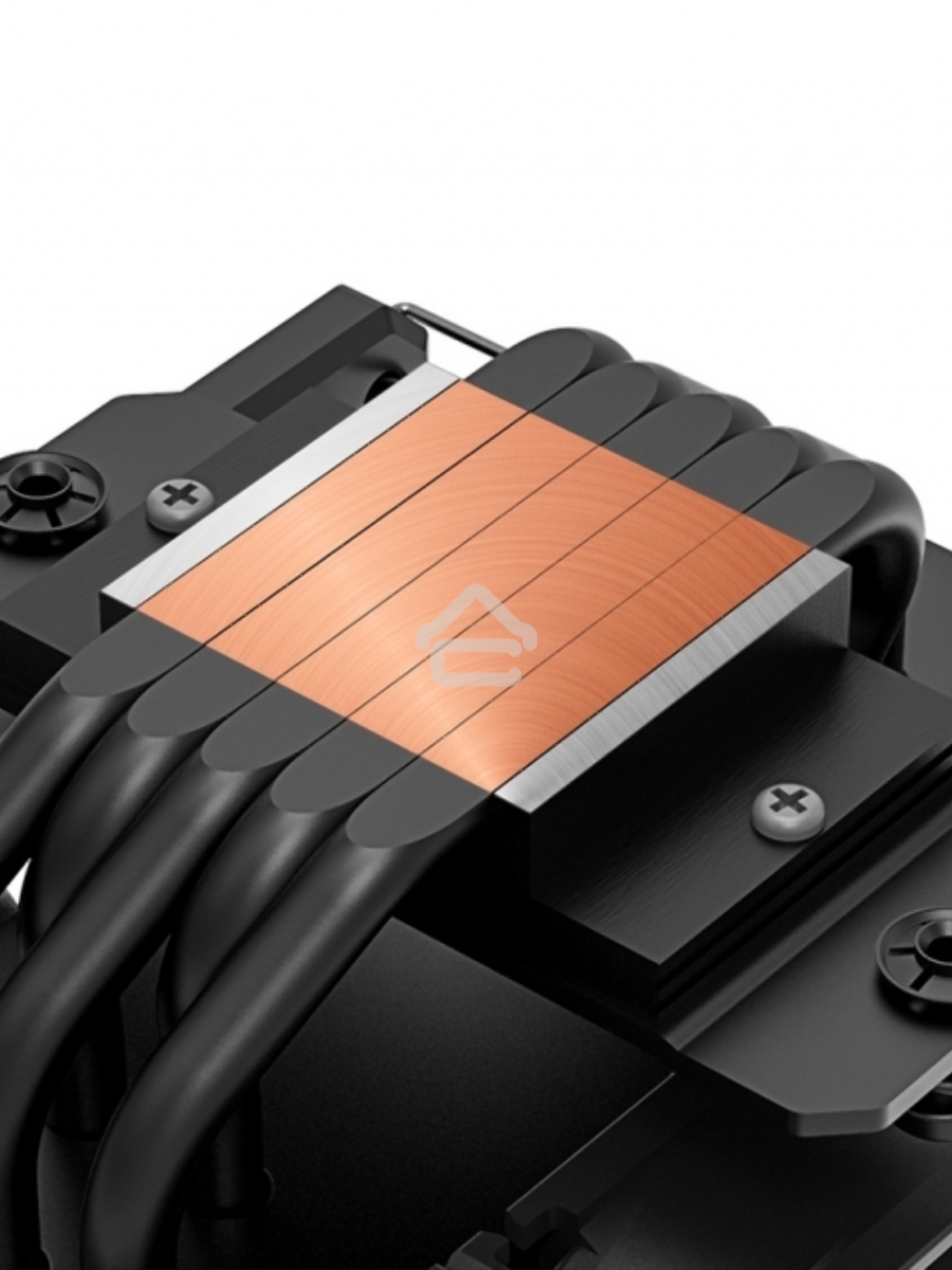 Кулер для процессора ID-COOLING SE-225-XT-BLACK-V2 черный 120мм алюминий+медь 1800rpm 35.2db 4-pin 220W 154мм