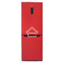 Холодильник Бирюса B-H920NF красный двухкамерный 210/100 л морозилка снизу, No Frost